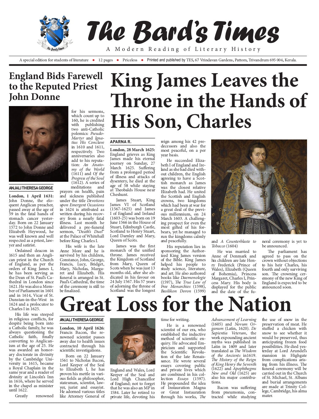 Bard's Times - Pack of 2