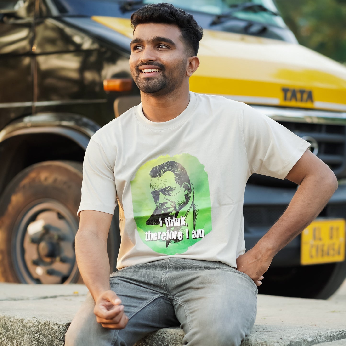 T Shirt: I Think therefor I am